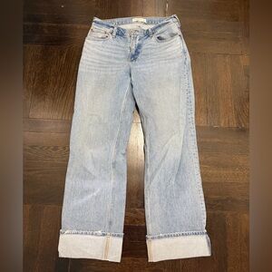 Abercrombie & Fitch Light Blue Straight Leg Jeans